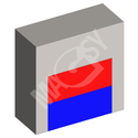 Magnetic lens cube - model